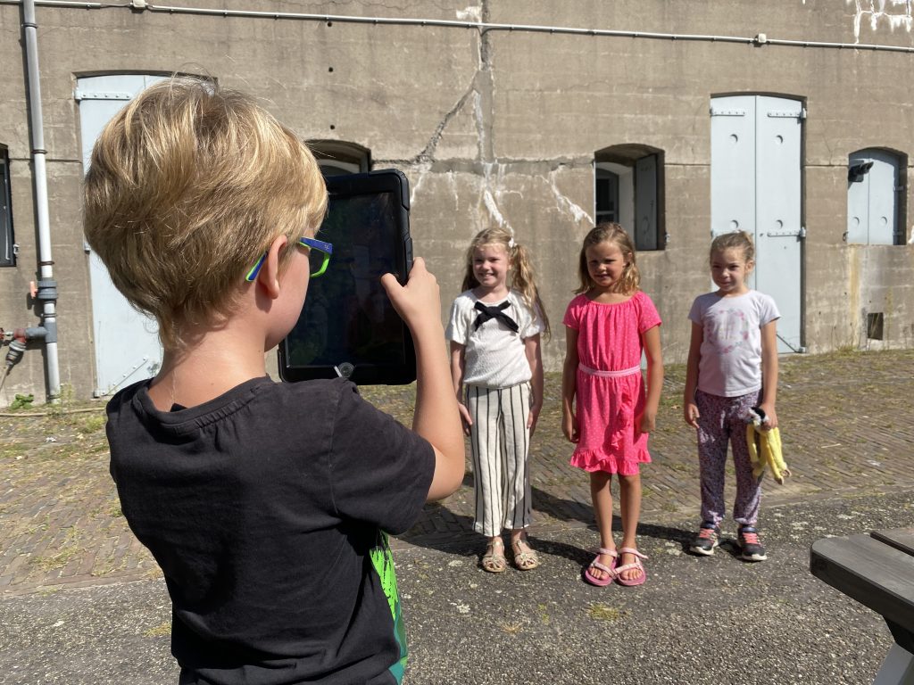 kinder gps speurtocht tijdwachters van het fort